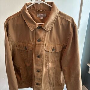 J. Crew Tan Lightweight Trucker Jacket Classic Design